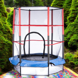 Батут Atlas Sport 140 см (4.5ft) на эластичных ремнях, максимальная нагрузка 35 кг. / Батут для самых маленьких